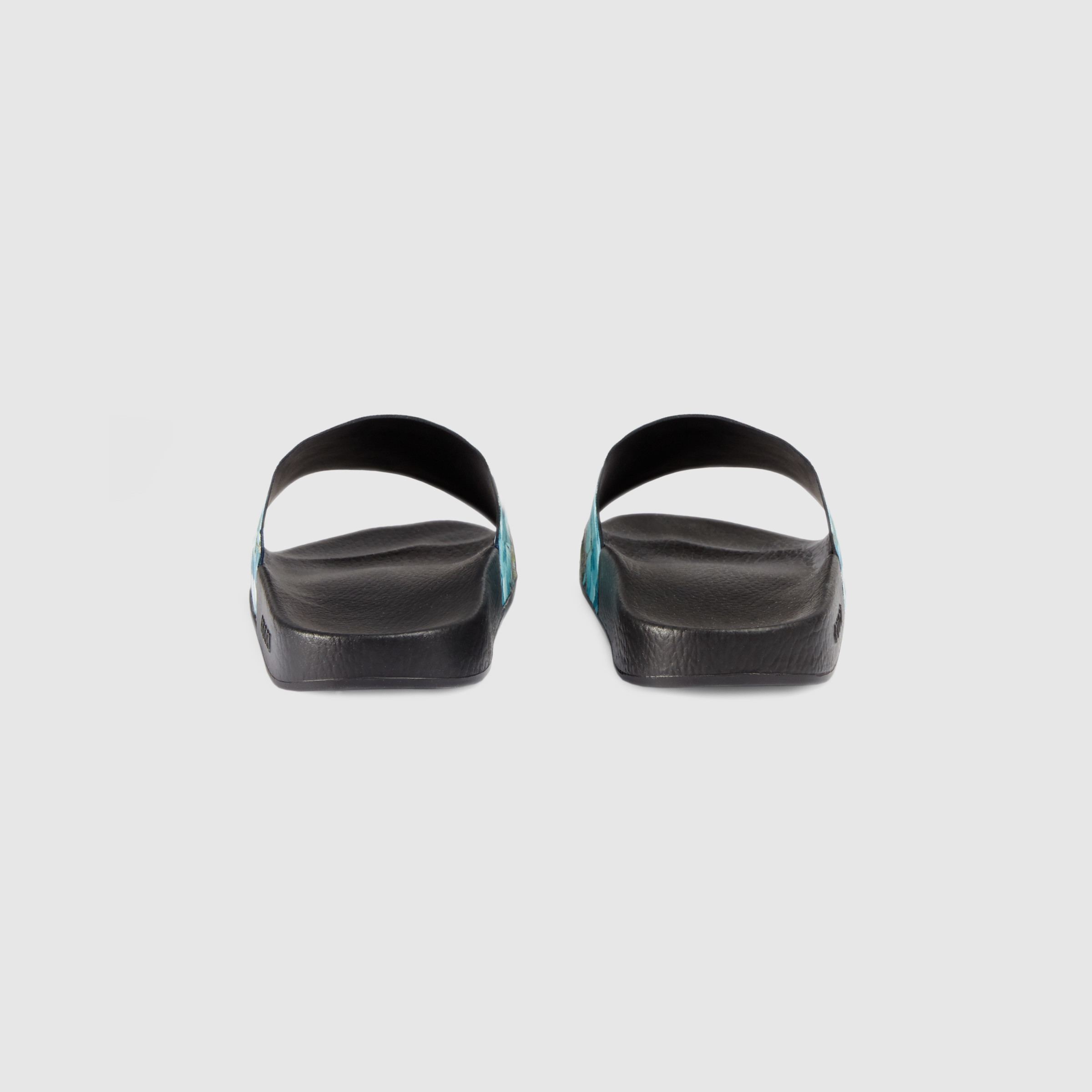 Gucci slides deals bloom blue